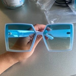 Blue sunglasses